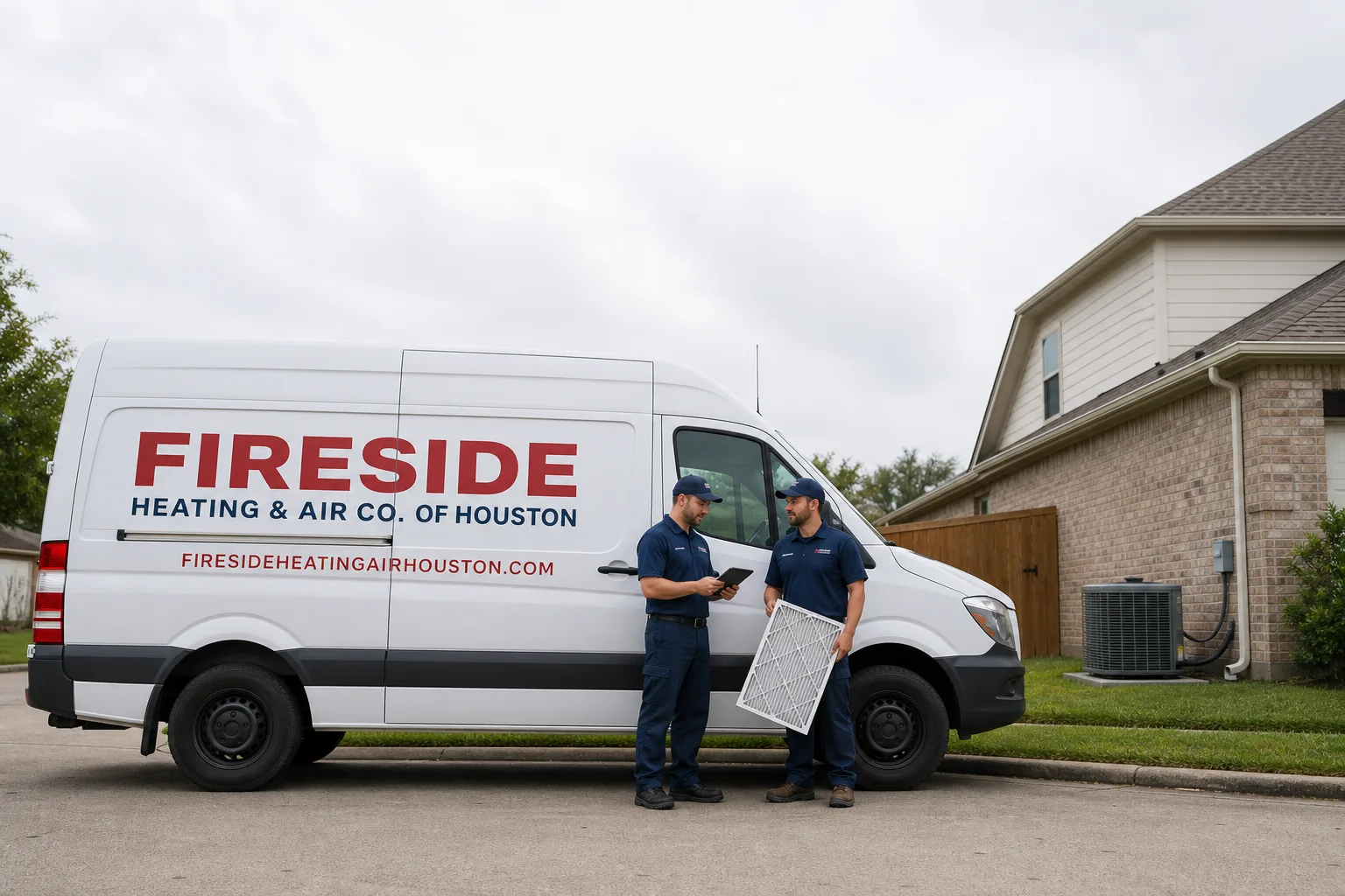 Fireside Heating & Air Co. of Houston hvac team